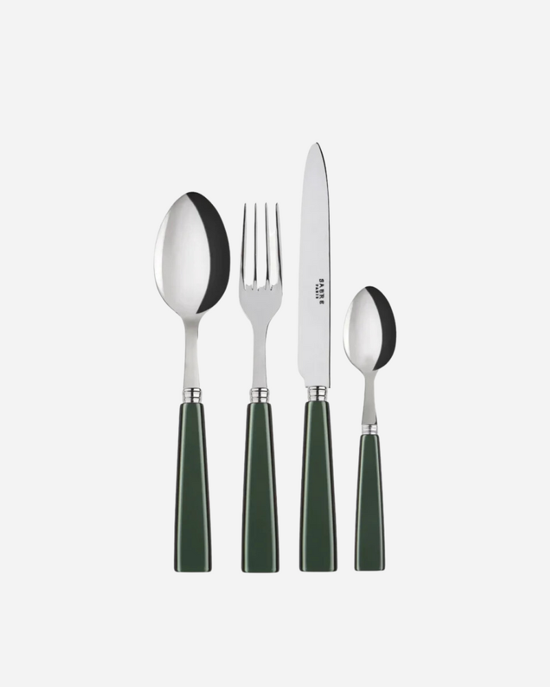 Icône Dark Green 8-Piece Cutlery Set