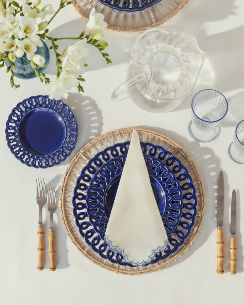 Pearl Amalfi Blue Salad Plate, Set of 2