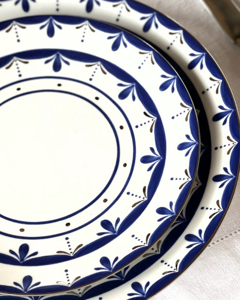 Alhambra Blue Dinner Plate, Set of 4