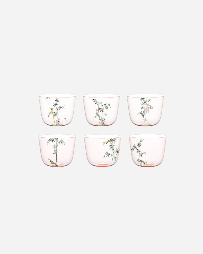 Alpha Garden of Paradise Water Tumblers, Set of 6