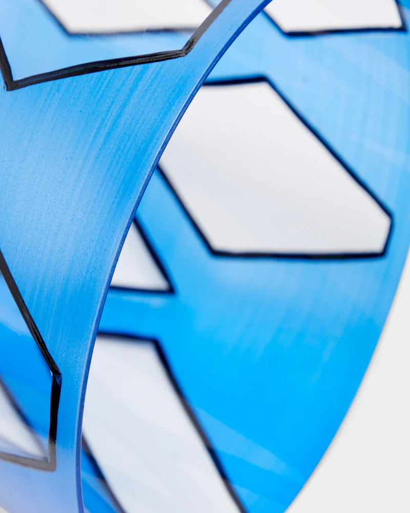 Blue Neo Enamel Hand-Painted Crystal Tumbler, Set of 2