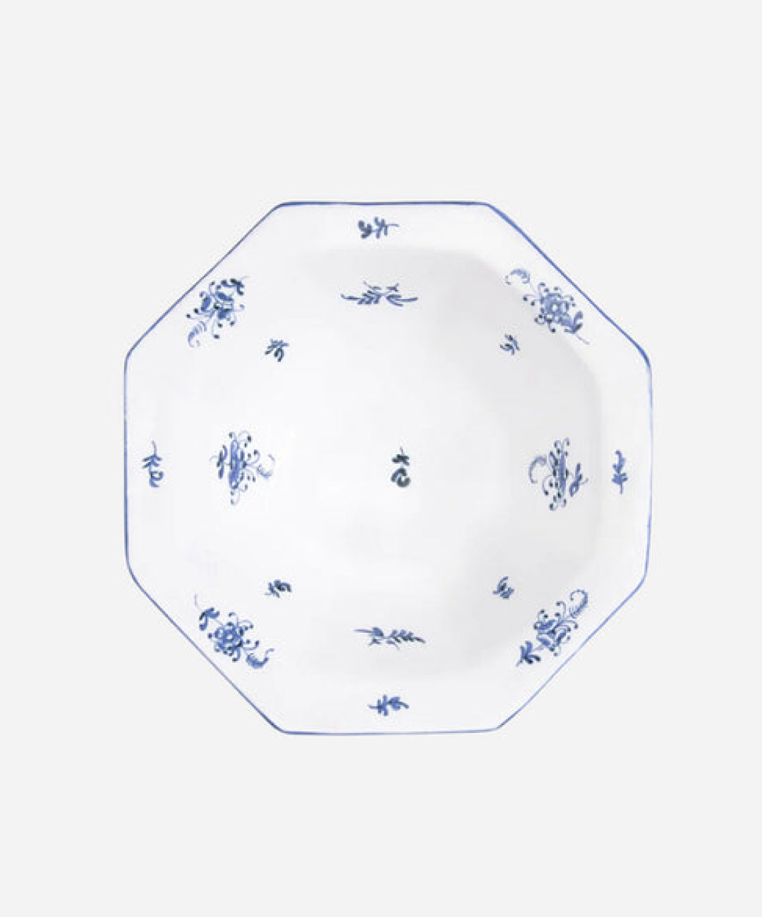 Brindille Large Bowl, Blue Moustiers