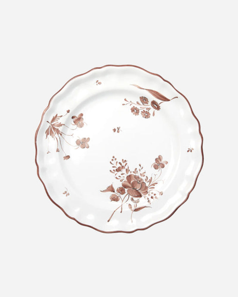 Camaïeu Chocolate Dinner Plate, Set of 2