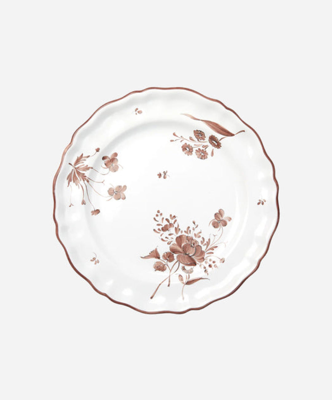 Camaïeu Chocolate Dinner Plate, Set of 2