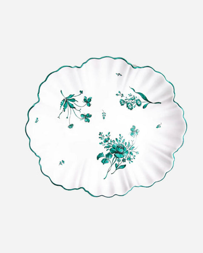 Camaïeu Large Serving Platter, Vert