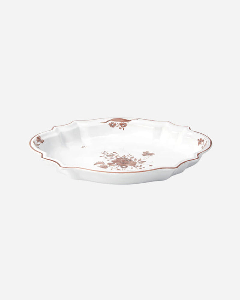 Camaïeu Medium Oval Dish, Chocolate