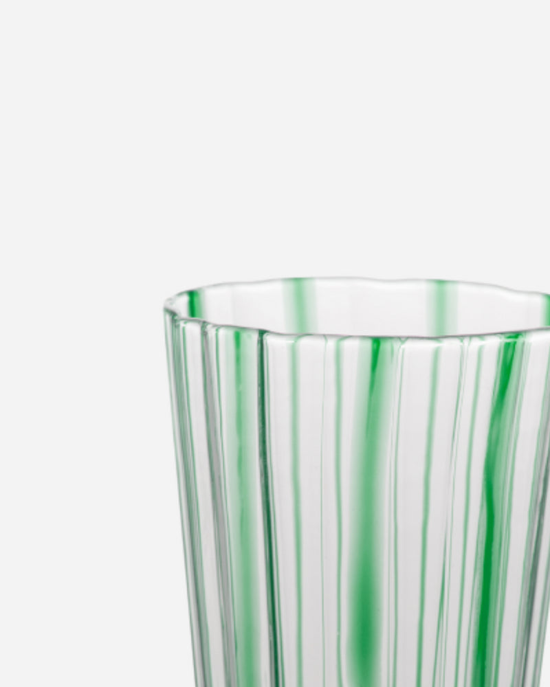 Carlos Green Glass Tumbler, Set of 2