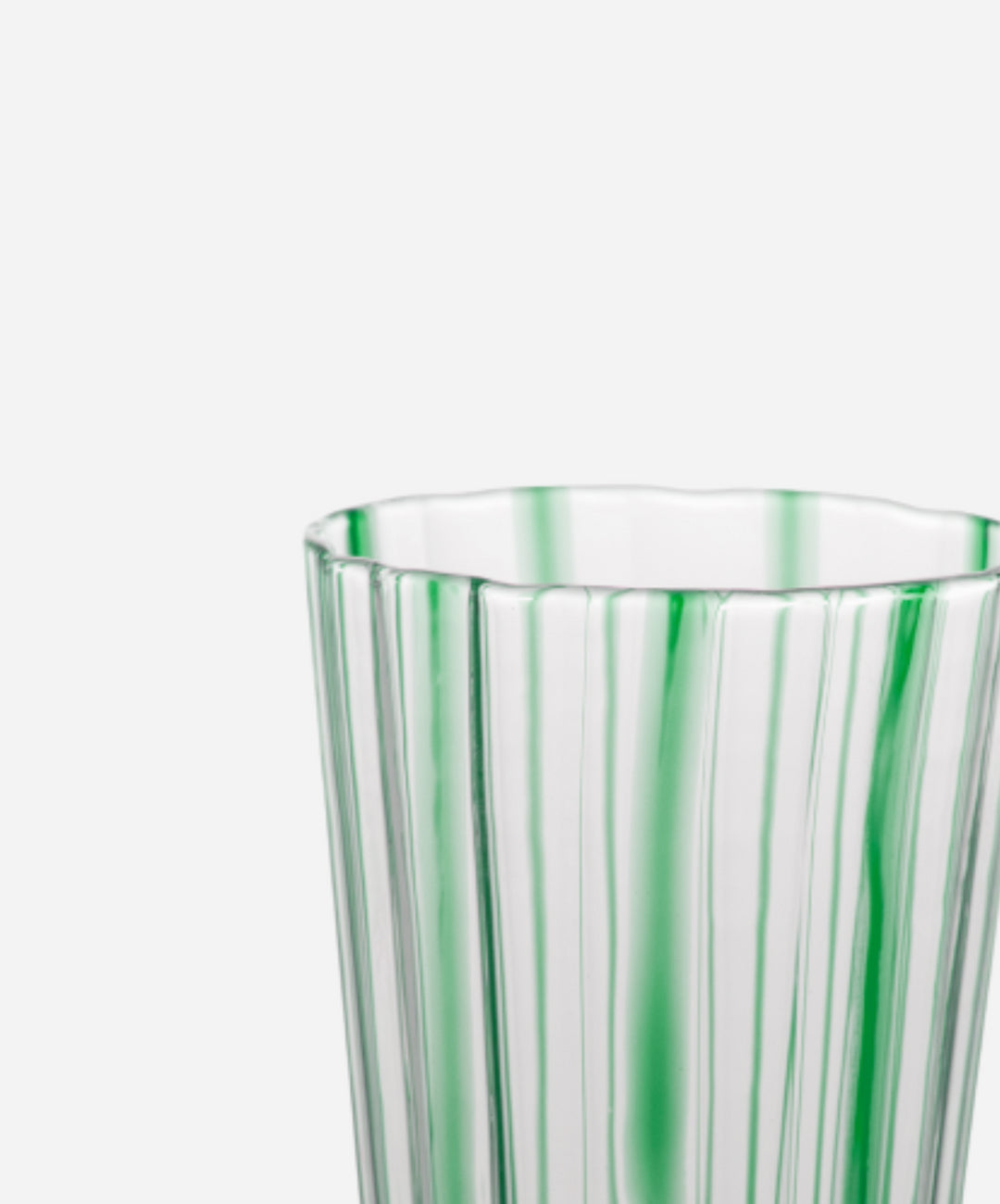 Carlos Green Glass Tumbler, Set of 2