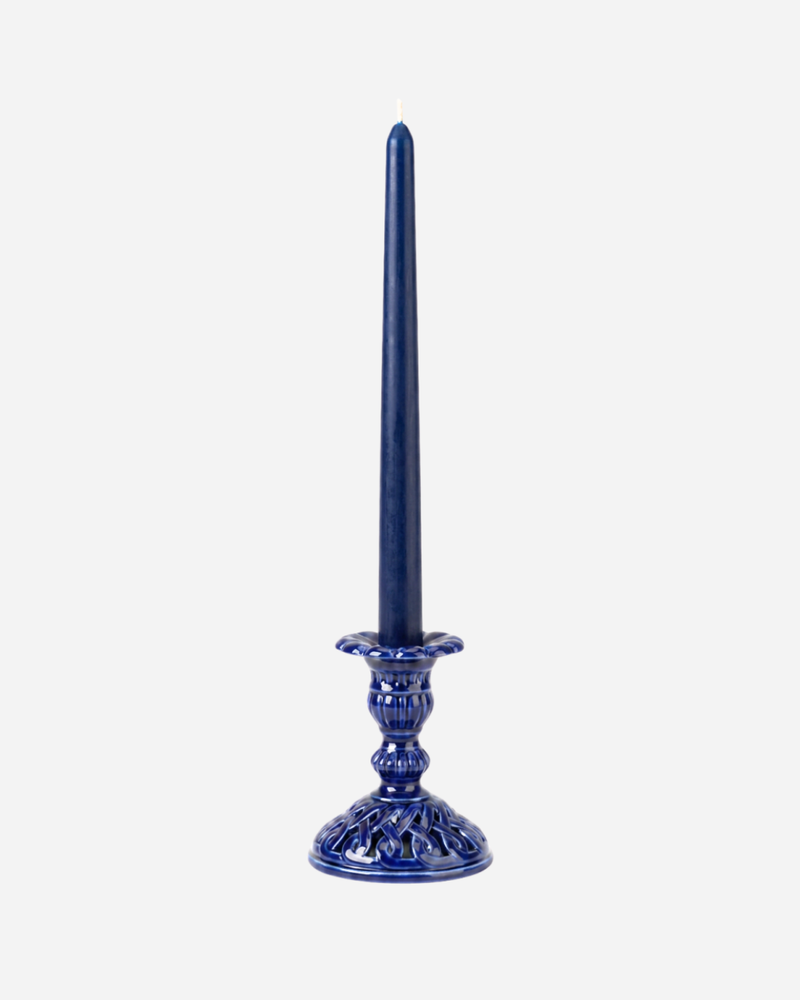 Pearl Amalfi Blue Candle Holder Set