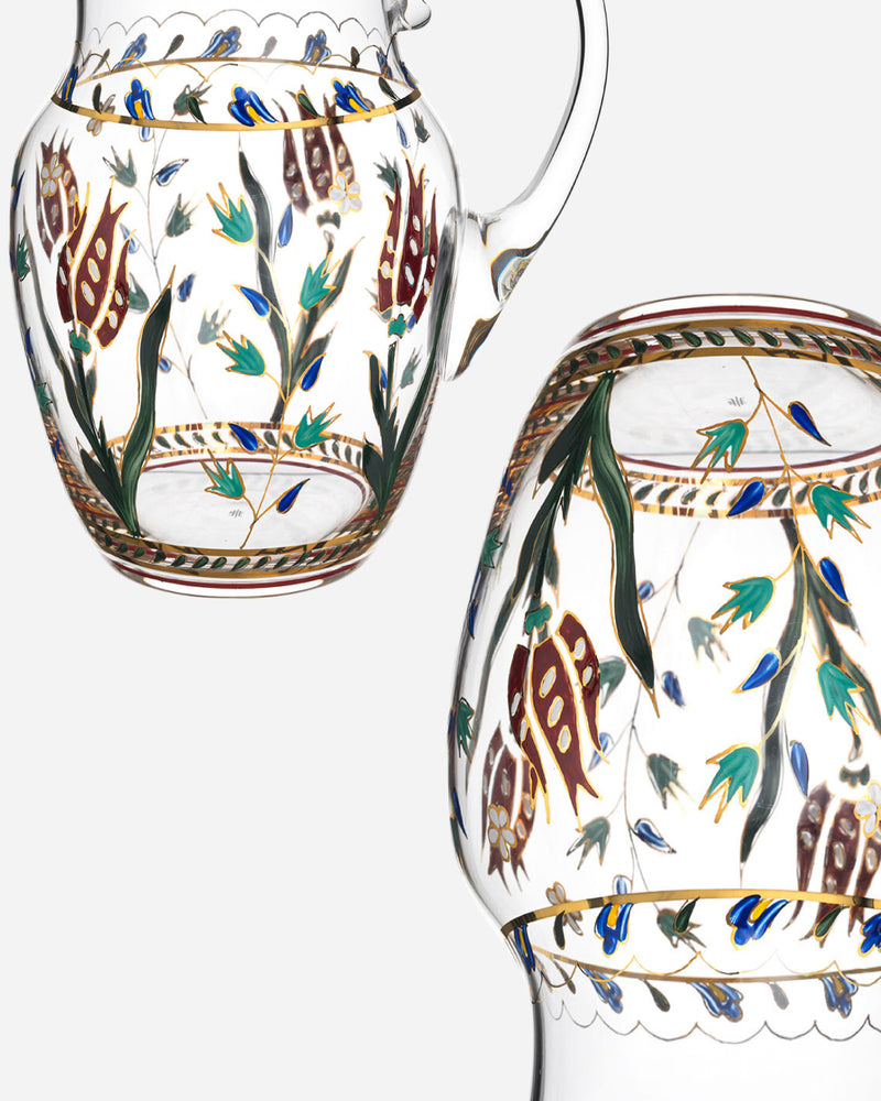 Handpainted Persian Flower No. 1 Pitcher
