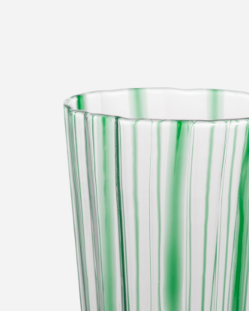 Carlos Green Glass Tumbler, Set of 2