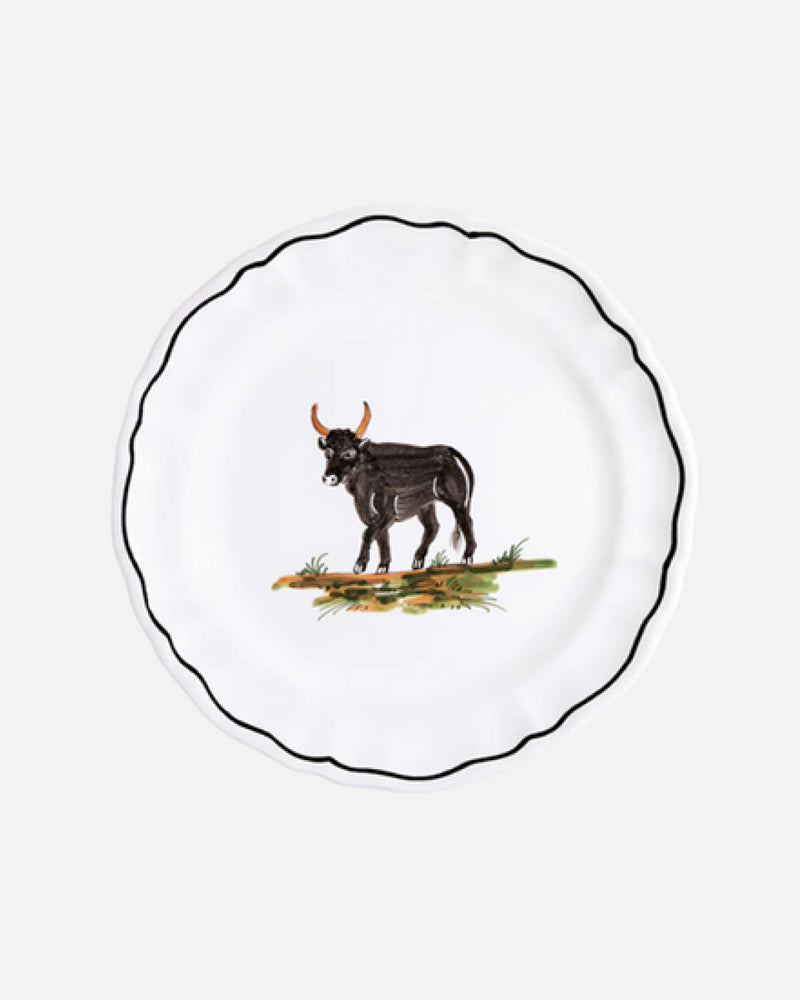 La Savane Bison Salad Plate, Set of 2