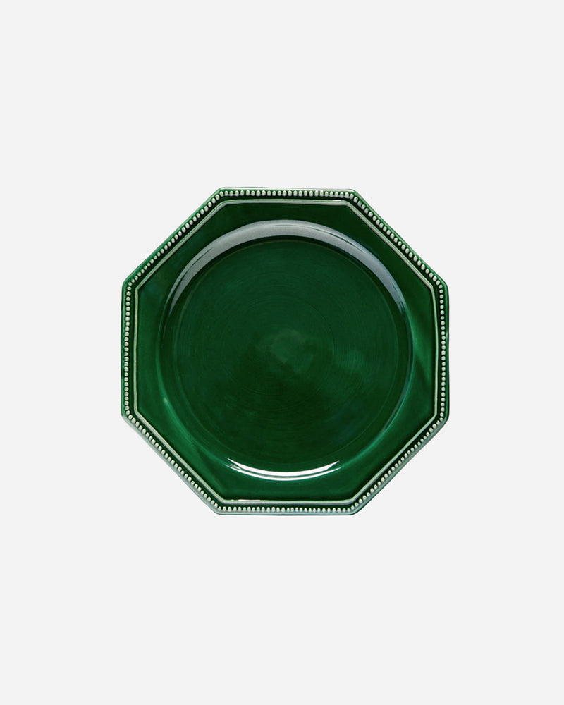 Louis XVI Green Dinner Plate, Set of 4