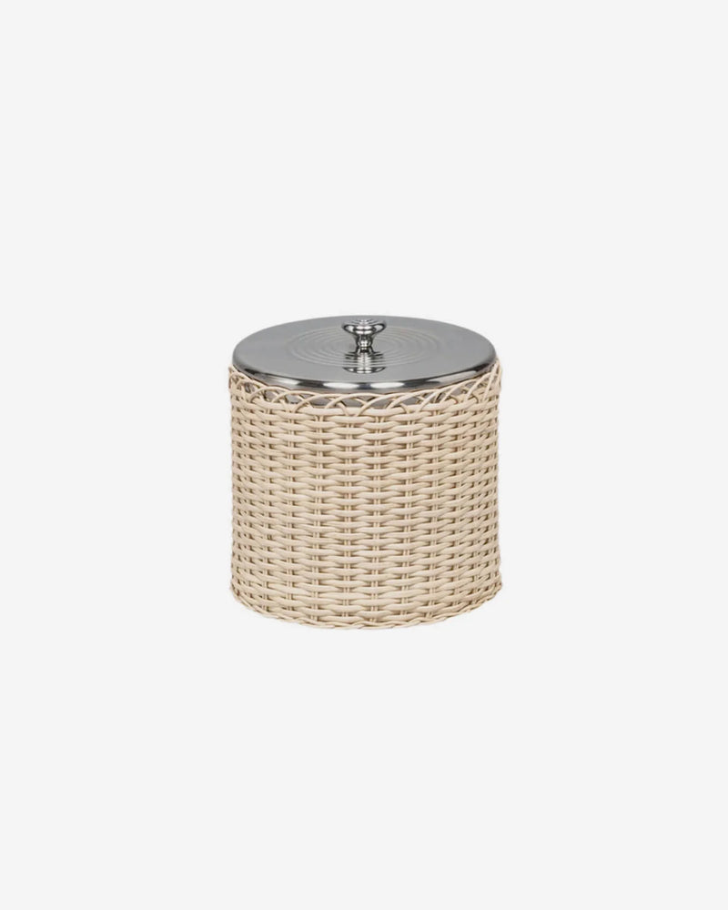Menton Natural Rattan Ice Bucket, Large