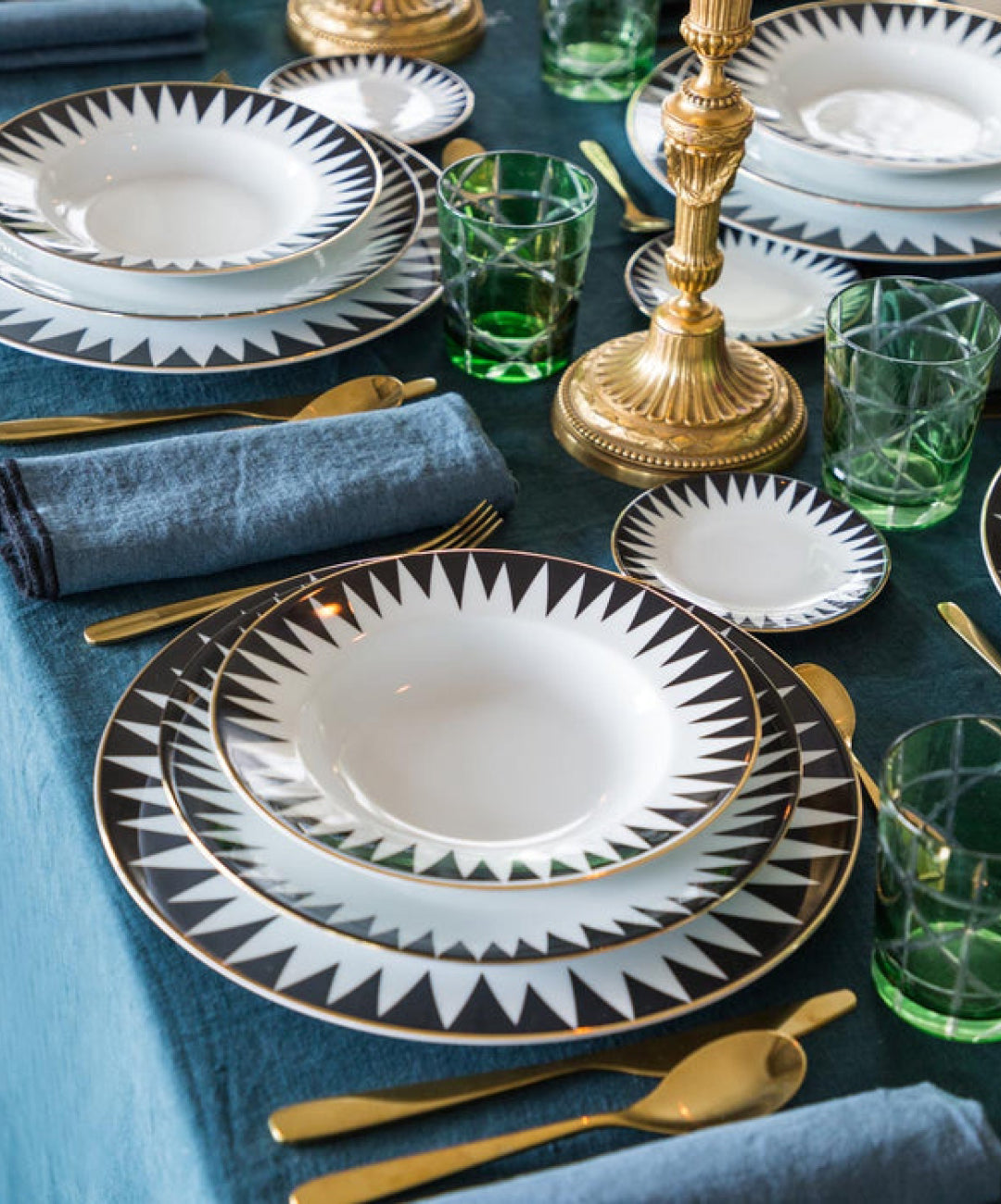 Punk Black Oval Serving Platter