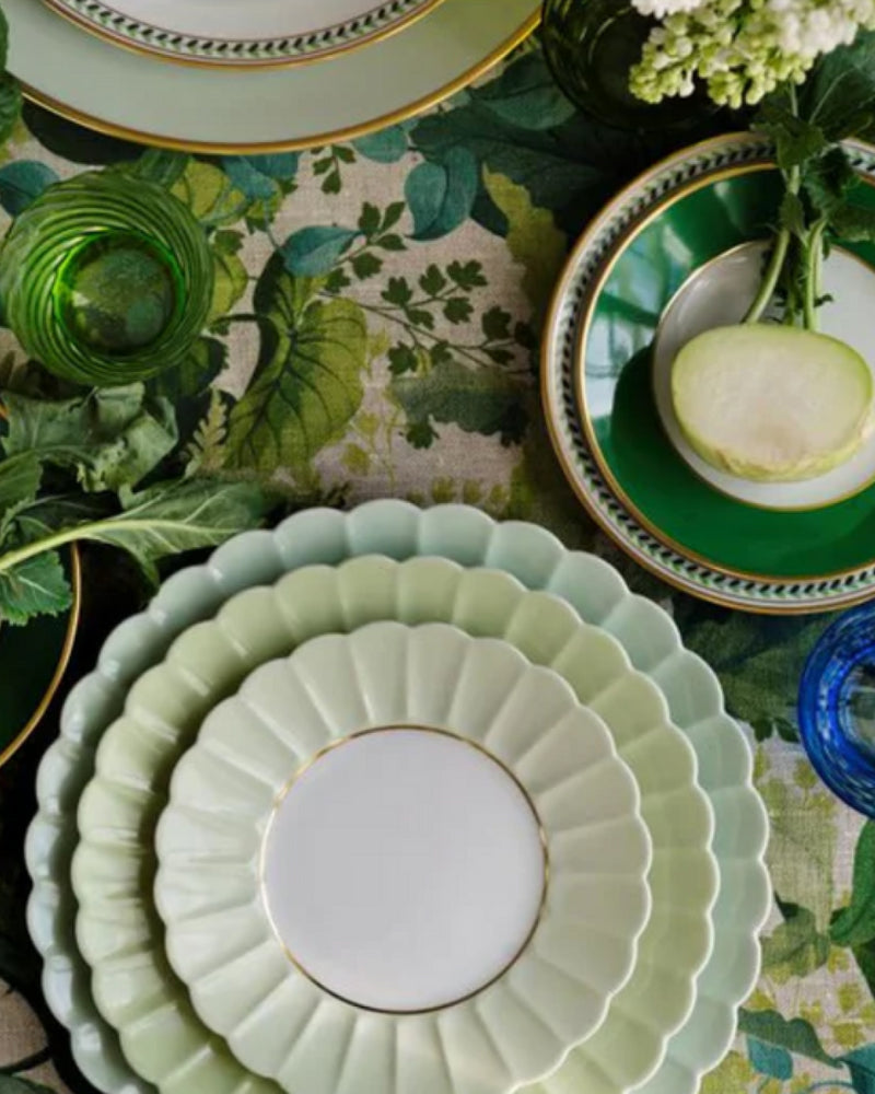 Schubert Forest Green Charger Plate, Set of 2