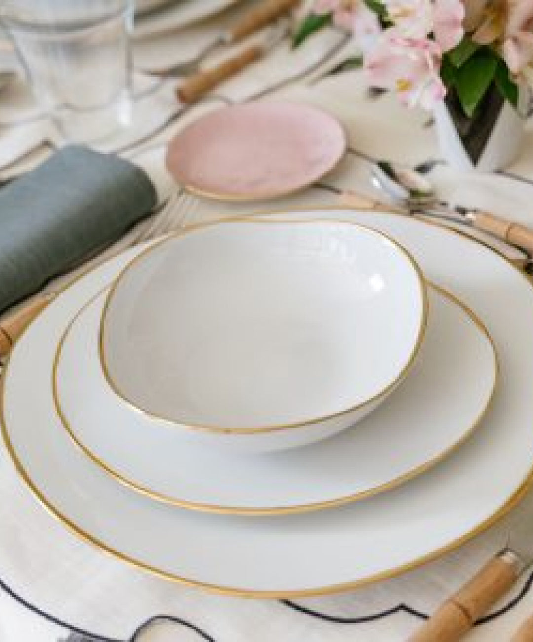 Simply Gold Dessert Plate, Set of 4