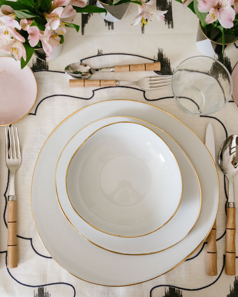 Simply Gold Large Salad Bowl