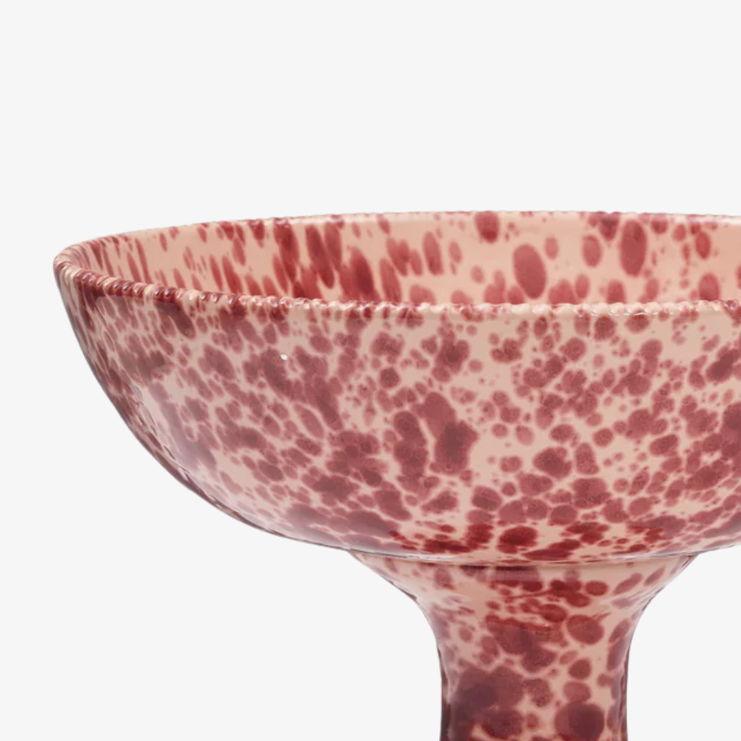 Speckled Pink Fruit Stand