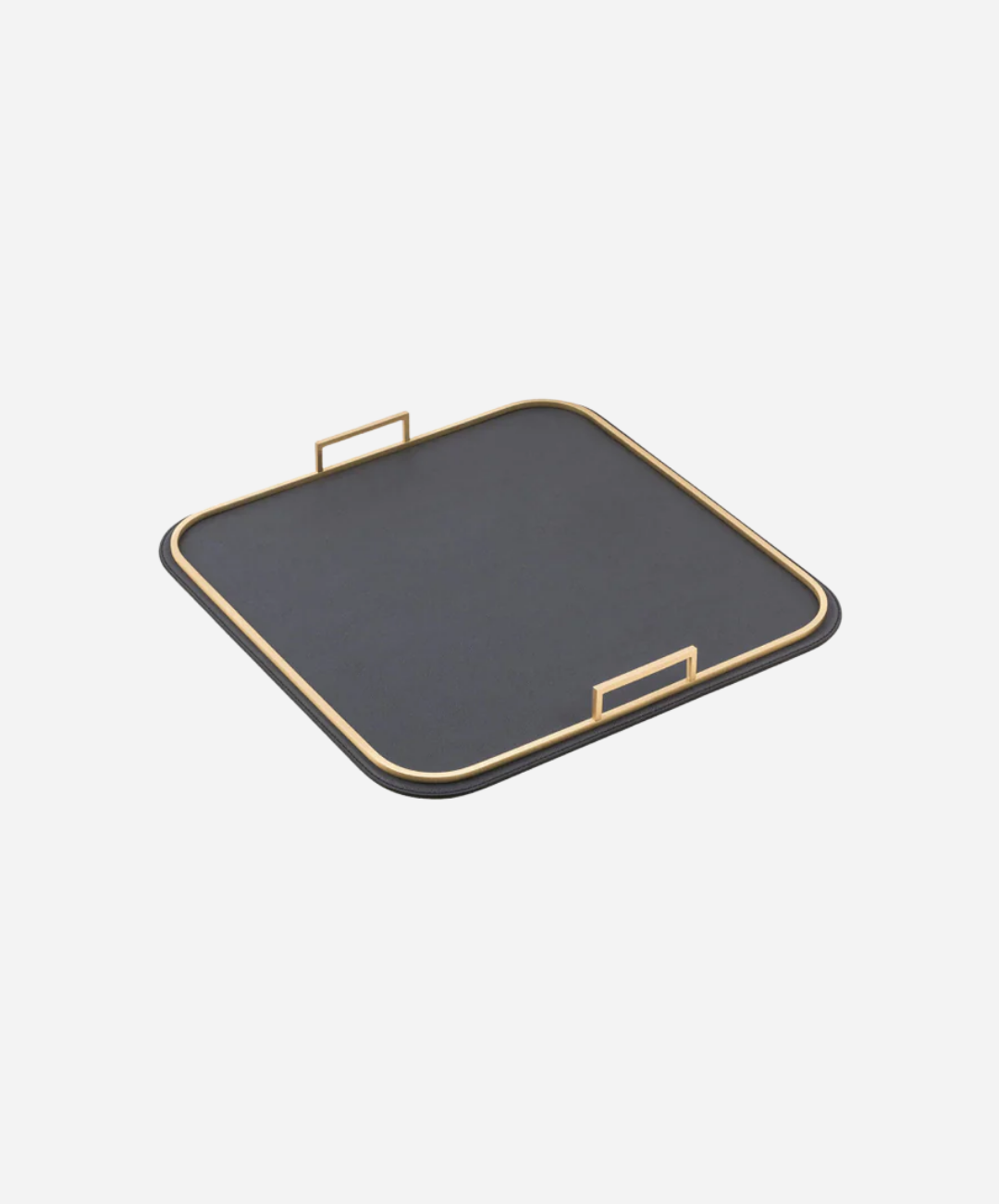 Bellini Large Square Tray in Brass