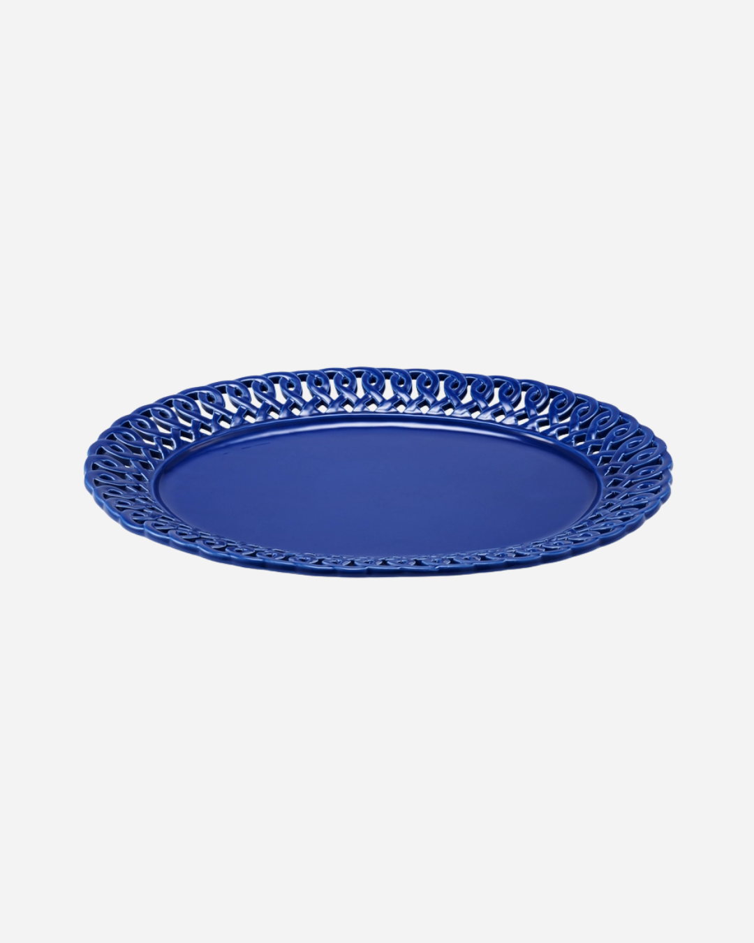 Pearl Oval Platter, Amalfi Blue