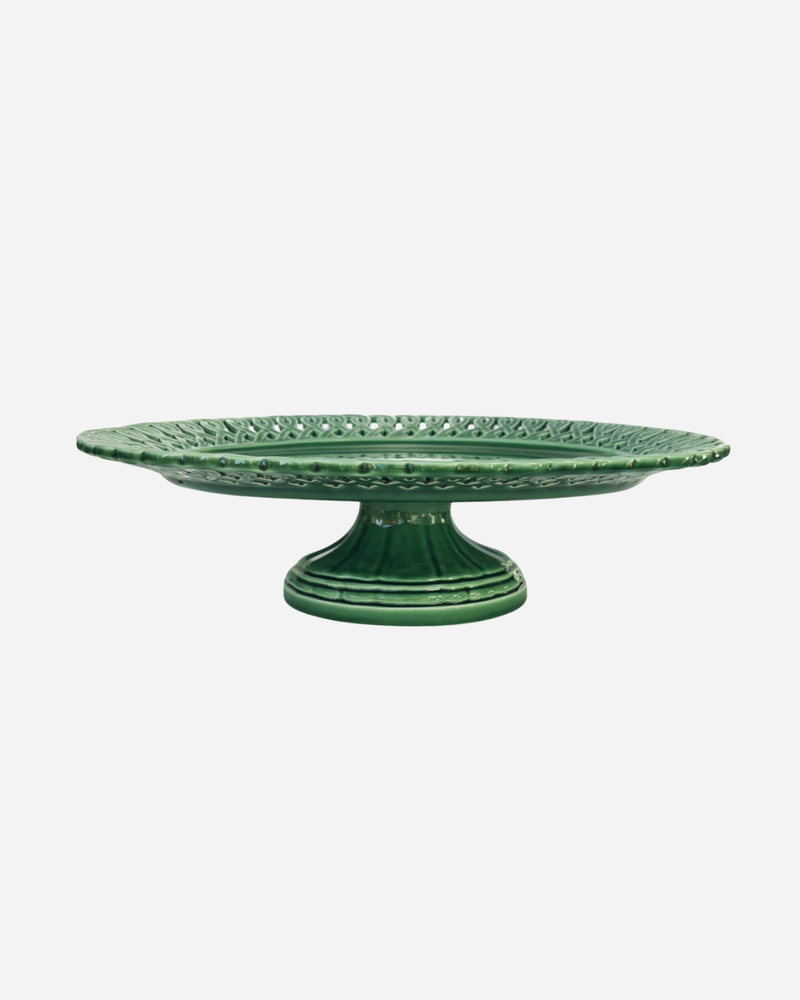 Pearl Verde Oval Cake Stand