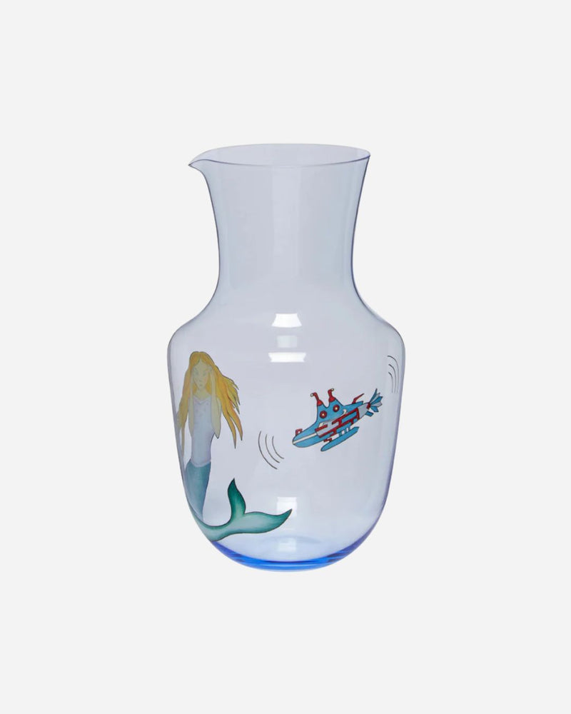 High Seas Hand-Painted Crystal Carafe