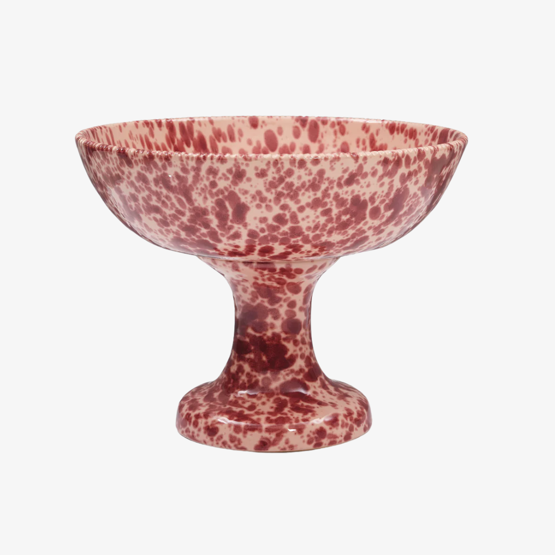 Speckled Pink Fruit Stand