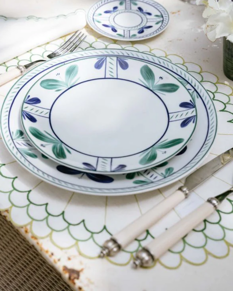 Escamas Verde Coasters, Set of 4