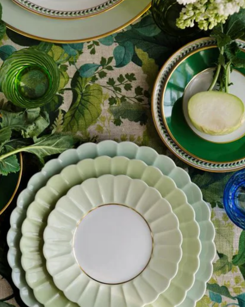 Schubert Forest Green Charger Plate, Set of 2