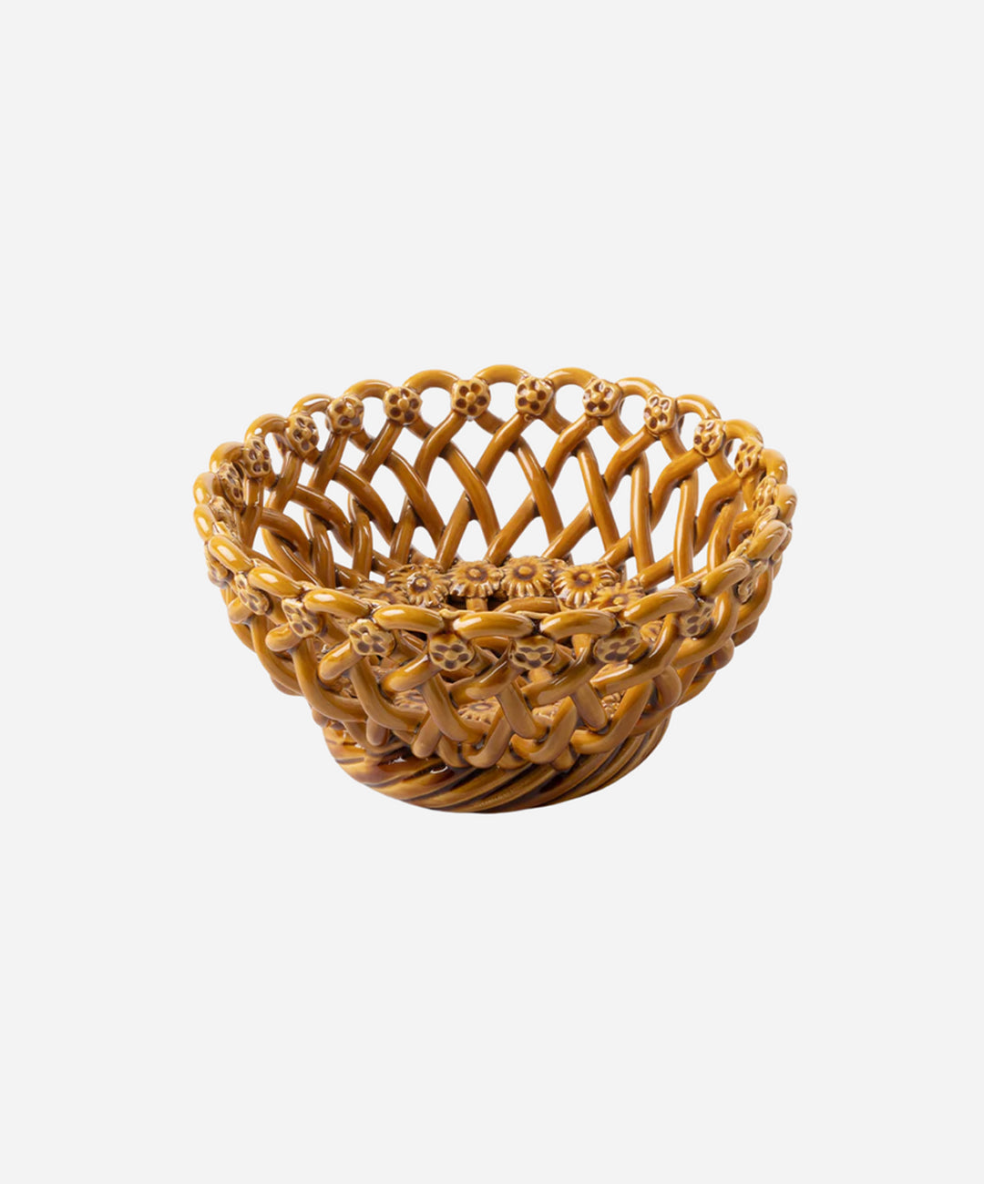 Woven Amber Bowl