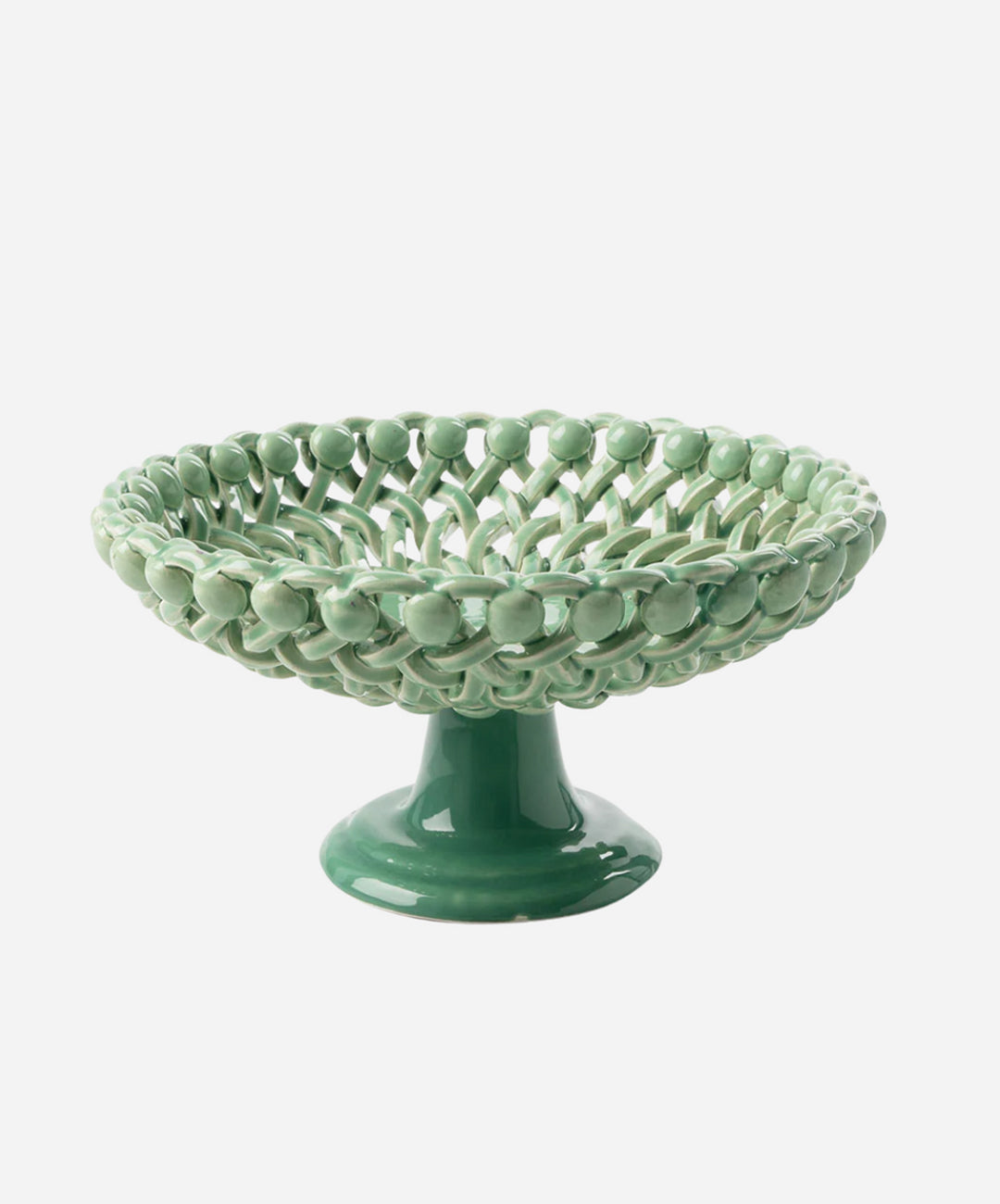 Woven Caledon Bouton Low Pedestal Bowl
