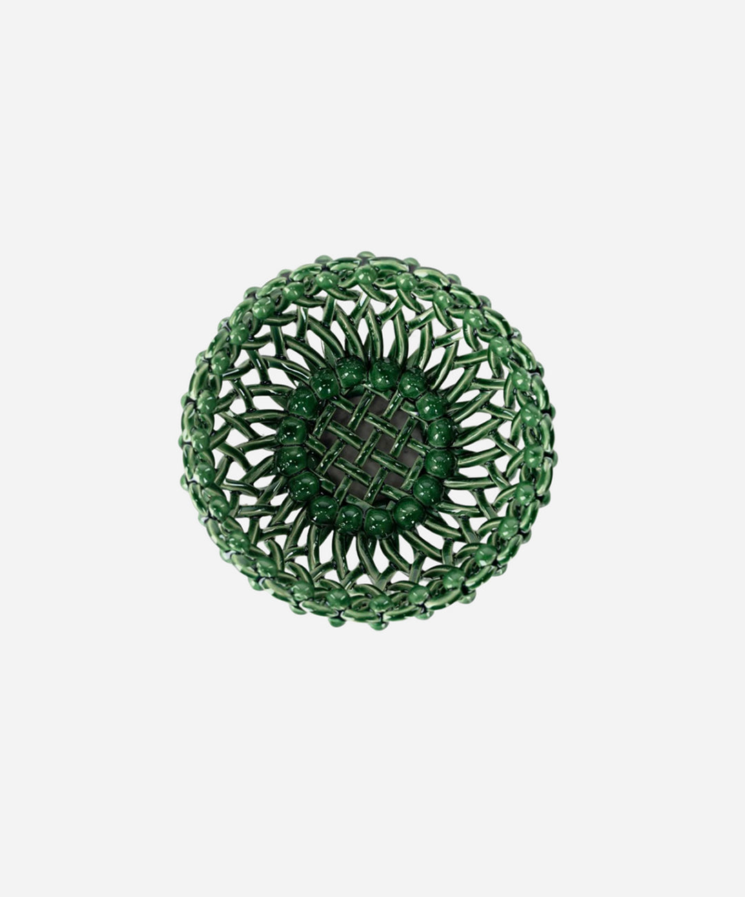 Woven Green Bouton Bowl