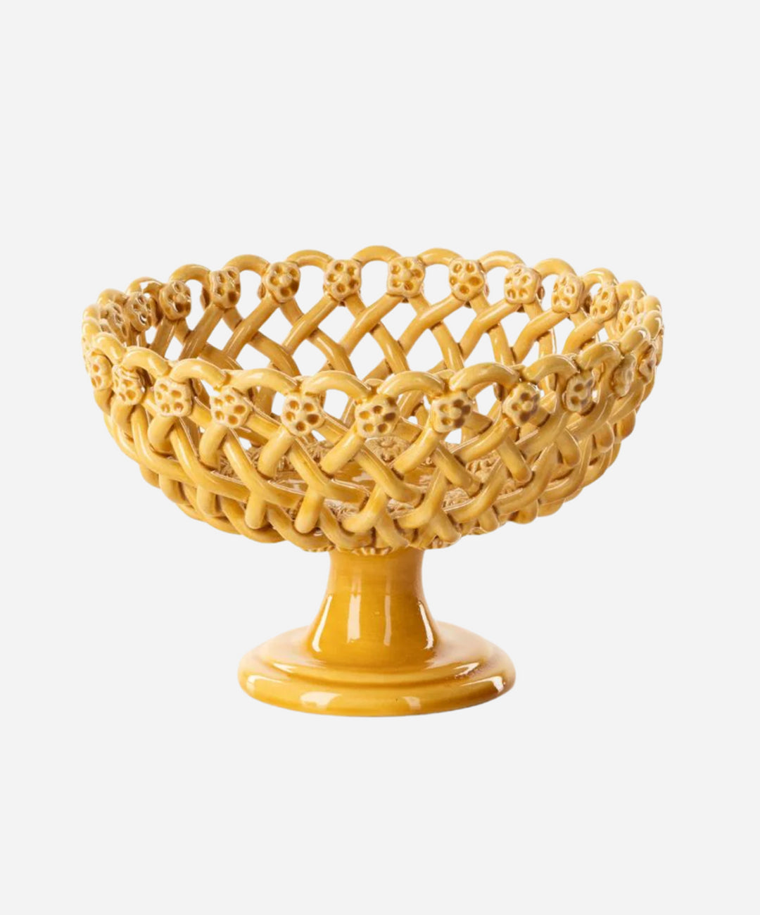 Woven Yellow Bowl