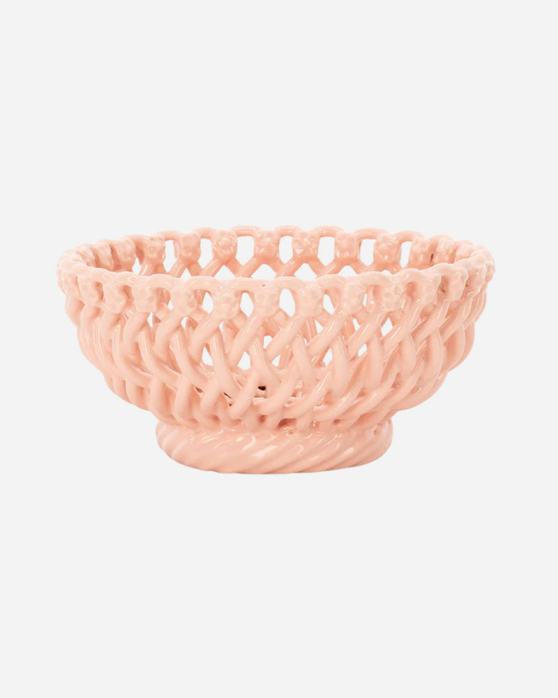 Woven Pink Bowl