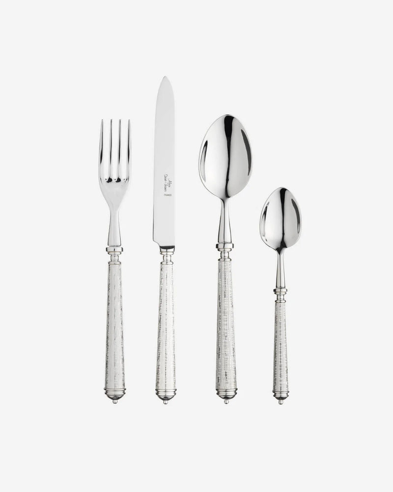 Lin 4-Piece Silver Plated Cutlery Set