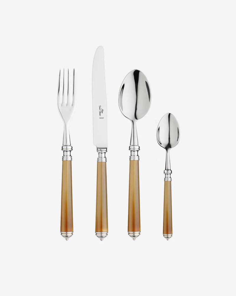 Marbella 4-Piece Horn Cutlery Set
