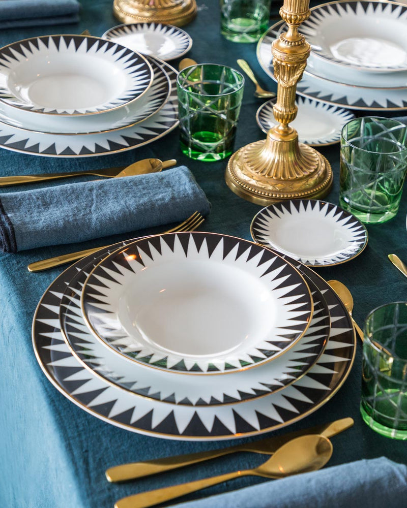 Punk Black Oval Serving Platter