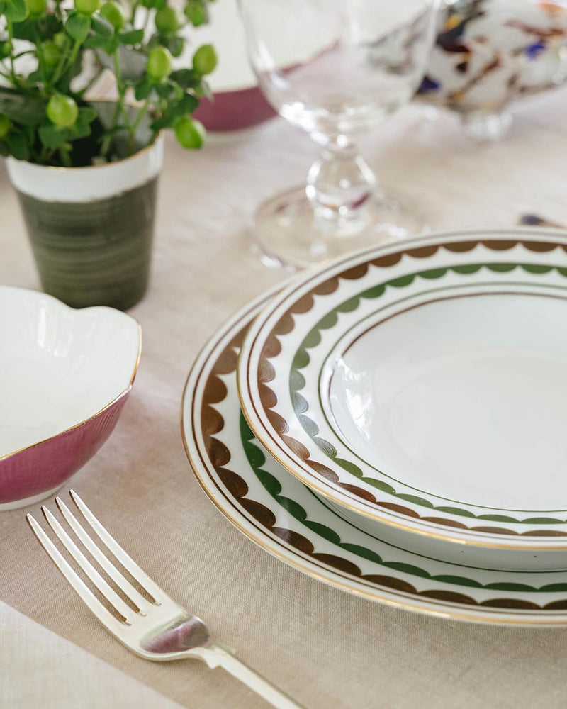 Scallop Dinner Plate, Set of 4